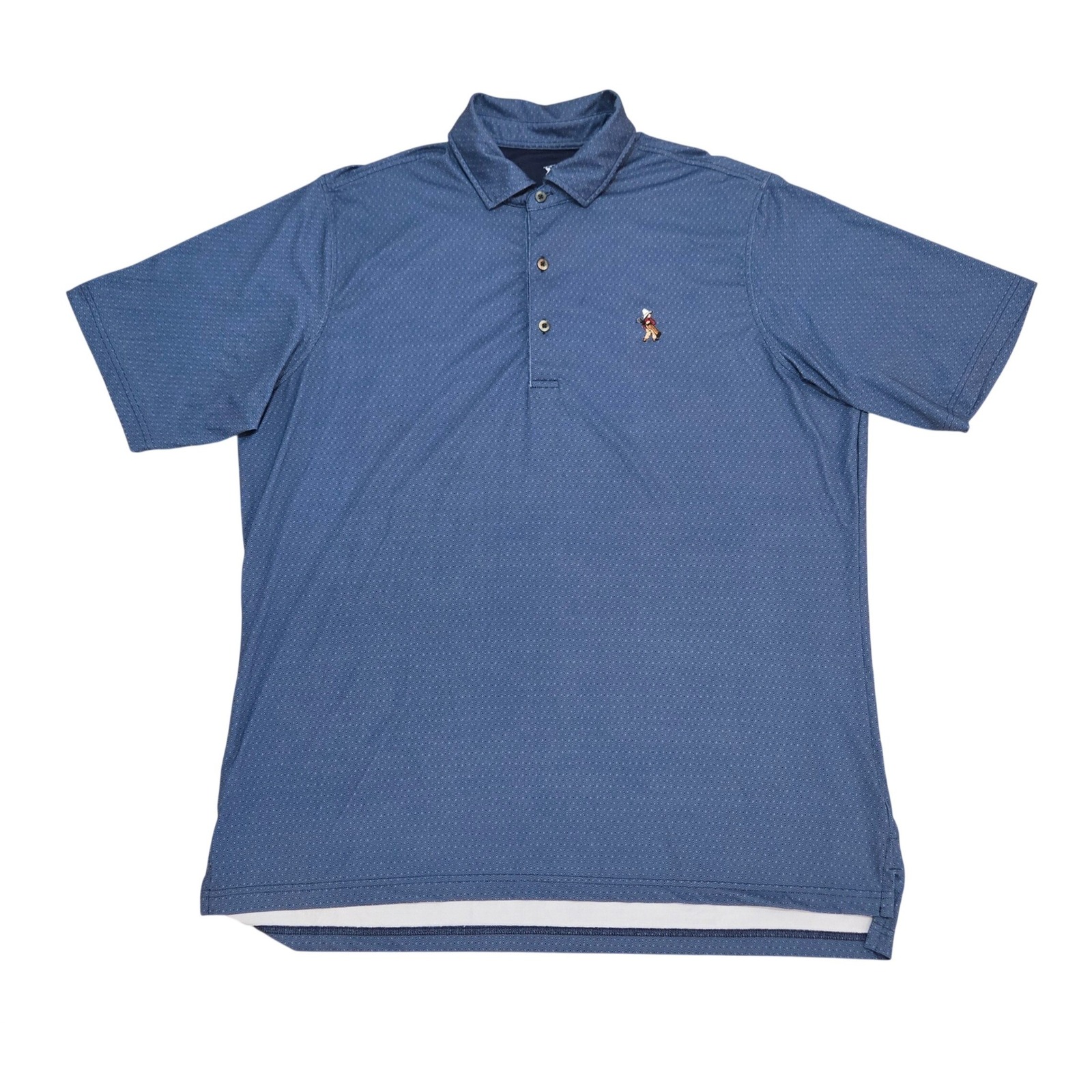 Fairway  Greene Mens Golf Polo Shirt Xlblue Embroidered Performance